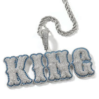 Custom Hiphop Name Necklace Stainless Steel