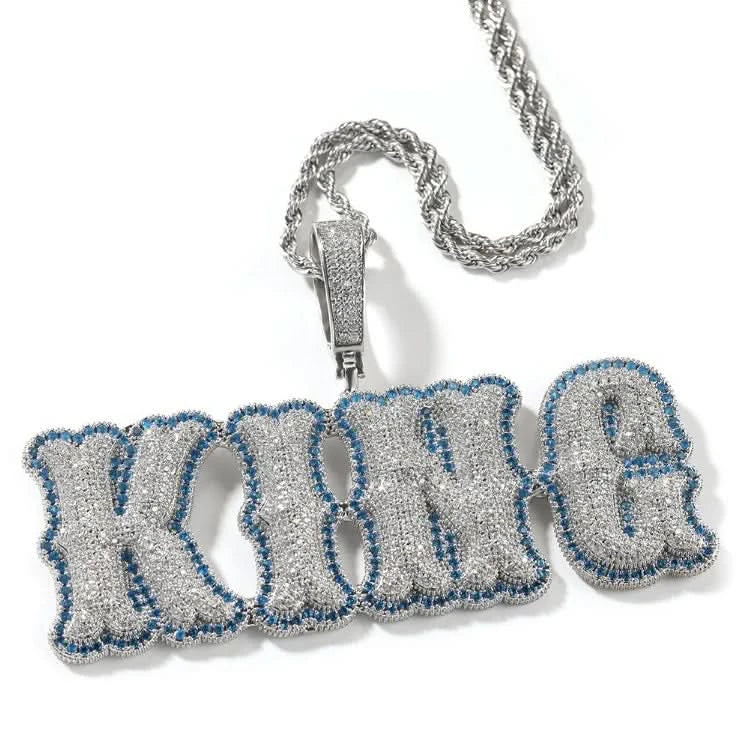 Custom Hiphop Name Necklace Stainless Steel