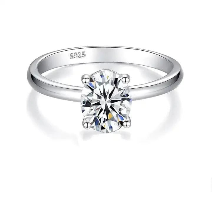 2 Carat Oval Engagement Wedding Ring-Rings-Sairahaz Jewelers