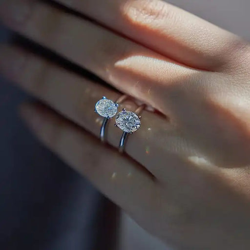 2 Carat Diamond Engagement Wedding Ring VVS1 Color F
