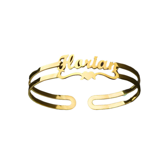 Personalized Infinity Name Bracelet-Bracelets-Sairahaz Jewelers