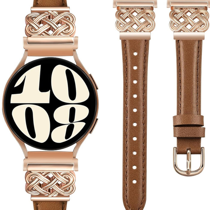 Stylish Celtic Knot Leather Band for Watch