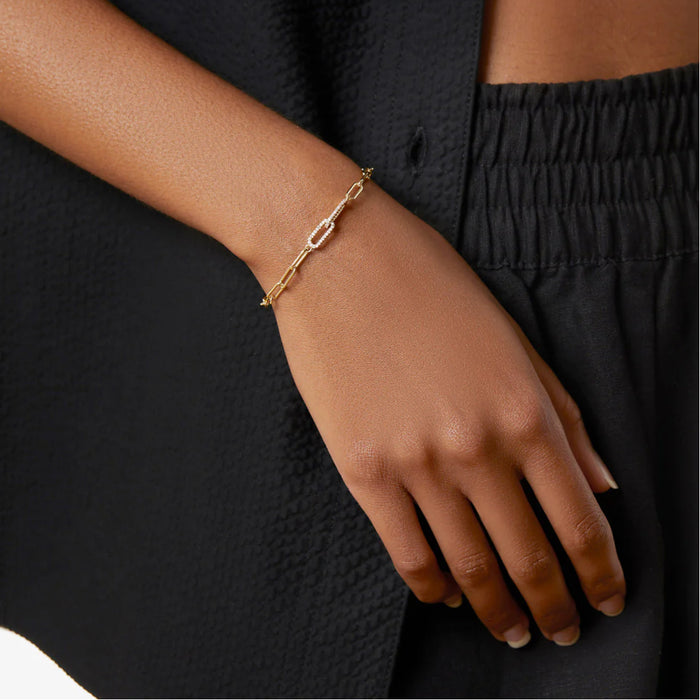 Sairahaz Paperclip Bracelet Jewelry