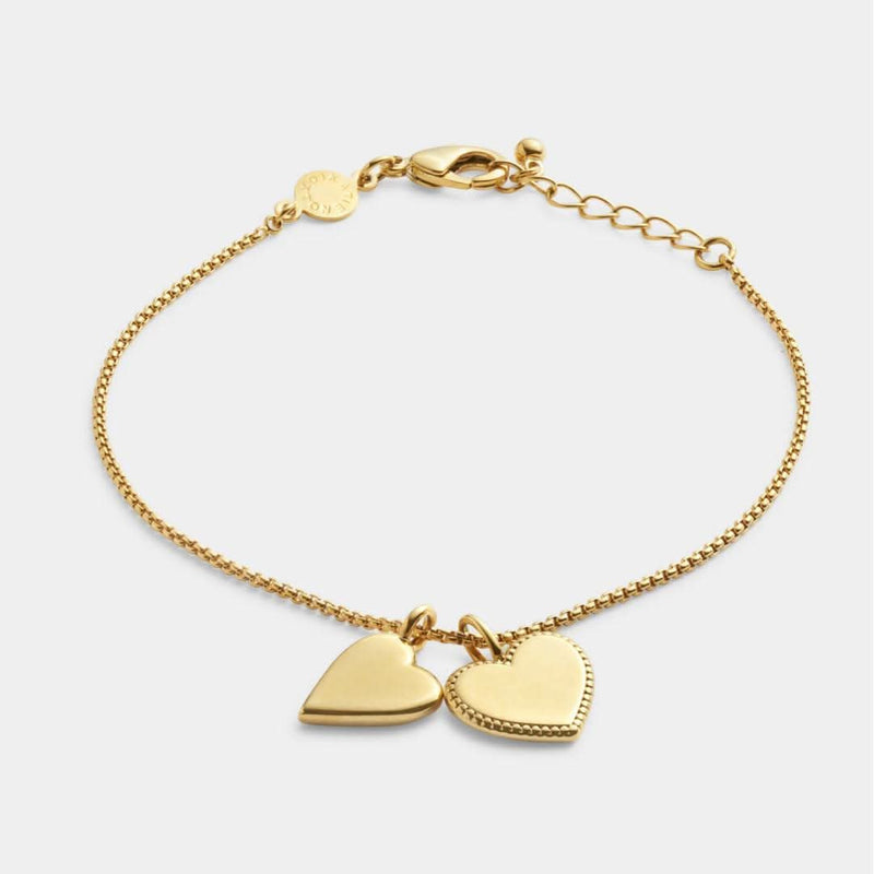Sairahaz Bridesmaid Gold Charm Bracelet-Bracelets-Sairahaz Jewelers