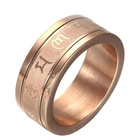 Buddhist 6 Words Mantra Spinner Ring-Rings-Sairahaz Jewelers