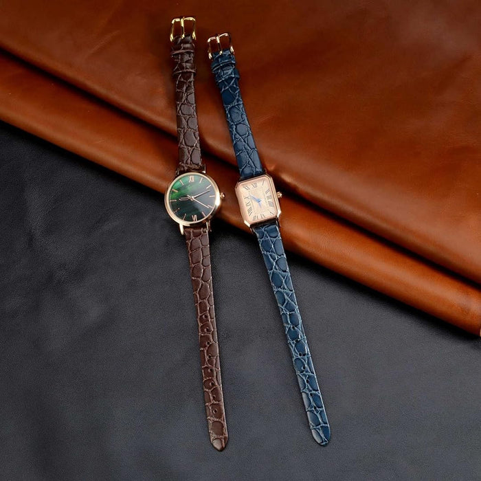 Crocodile Leather Watch Straps