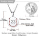 Personalized Gold Baseball Necklaces Pendant-Sairahaz Jewelers