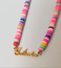 Colorful Name Necklace for Girl & Women-Girl Custom Name Necklace-Sairahaz Jewelers