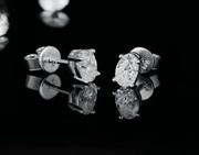 Oval Moissanite Earrings-Earrings-Sairahaz Jewelers