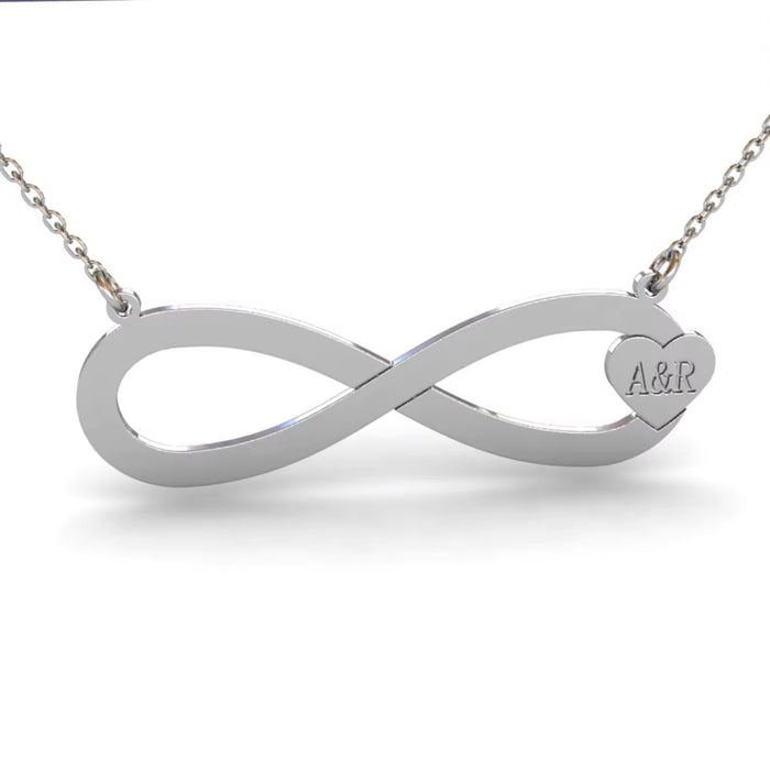 Infinity Initials Name Necklace