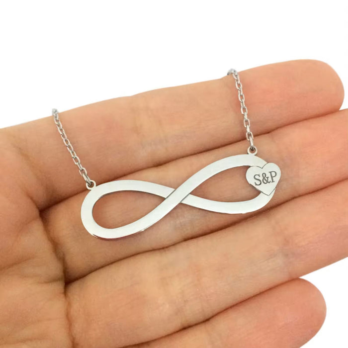 Infinity Initials Name Necklace