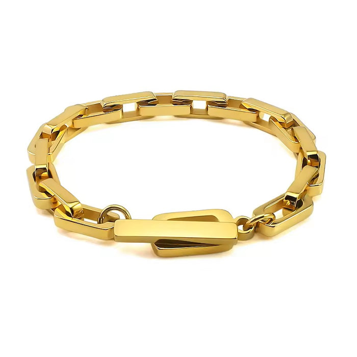 Chunky Link Chain Bracelet-Bracelet-Sairahaz Jewelers