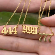 Number Name Necklace 925 Sterling Silver-Custom Name Necklace-Sairahaz Jewelers