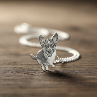 Custom Photo Necklace – Personalized Picture Pendant in Gold, Silver & Rose Gold - view 1