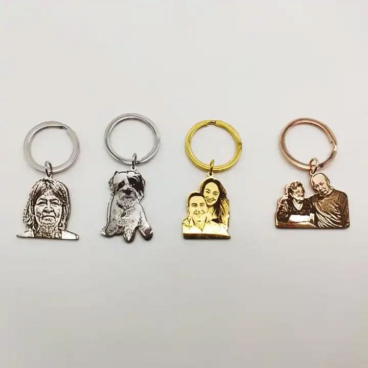 Picture Keychain Personalize it with Your Picture-Picture Keychain-Sairahaz Jewelers