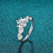 Round Cut Moissanite 1 Carat Solitaire Ring