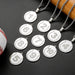 Engraving Baseball Number Necklaces Pendant-Custom Baseball Necklace-Sairahaz Jewelers