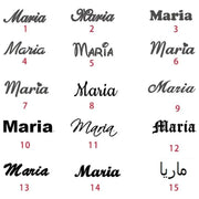 Custom Baseball Number Name Necklace Personalized-Custom Name Necklace-Sairahaz Jewelers