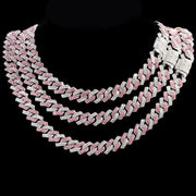 14mm Iced Out Hip Hop Cuban Link Chain-Cubin Chains-Sairahaz Jewelers