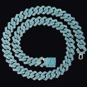 14mm Iced Out Hip Hop Cuban Link Chain-Cubin Chains-Sairahaz Jewelers