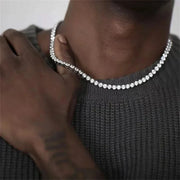 4mm Crystal Rhinestone Cuban Chain-Cubin Chains-Sairahaz Jewelers