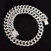 13mm Hip Hop Iced Out Diamond Cuban Chain-Cubin Chains-Sairahaz Jewelers