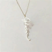 Sterling Silver Custom Signature Necklace - Personalized Elegance Custom Necklace-Custom Name Necklace-Sairahaz Jewelers