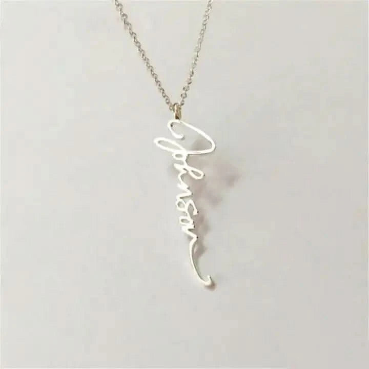 Sterling Silver Custom Signature Necklace - Personalized Elegance Custom Necklace-Custom Name Necklace-Sairahaz Jewelers