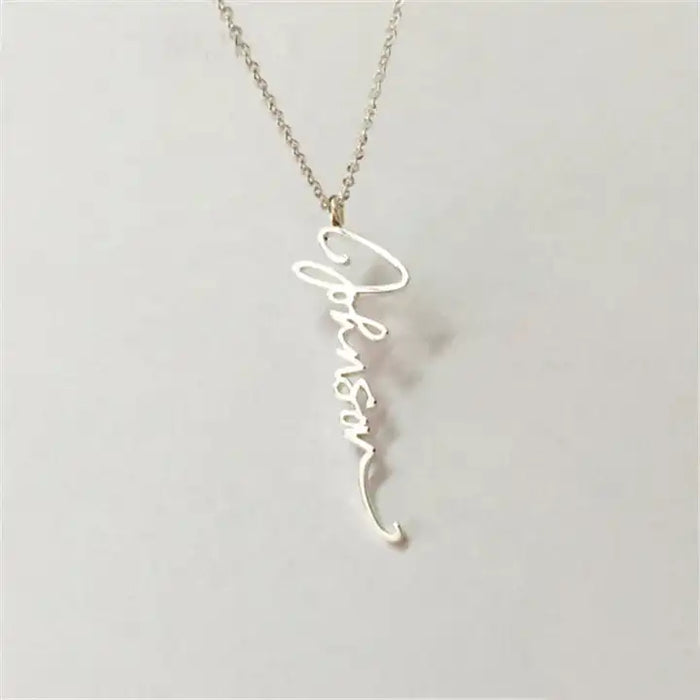 Sterling Silver Custom Signature Necklace - Personalized Elegance Custom Necklace-Custom Name Necklace-Sairahaz Jewelers