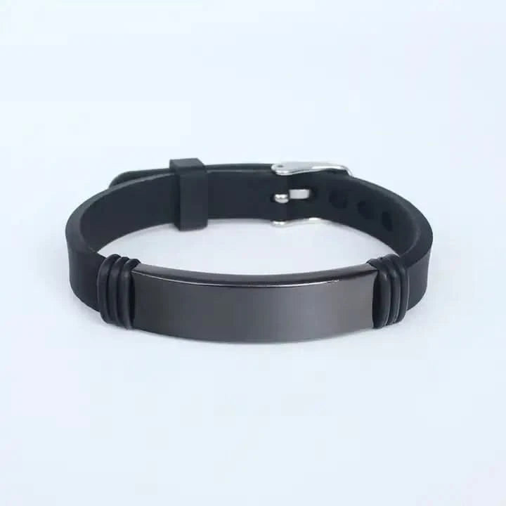 Silicone Name Bracelets for - Custom Name or Logo-Custom Name Bracelet-Sairahaz Jewelers