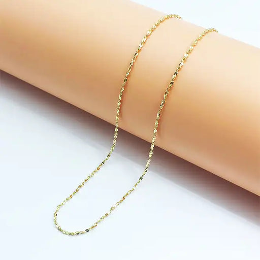 Star Chain Necklace Gold Plated sterling Silver