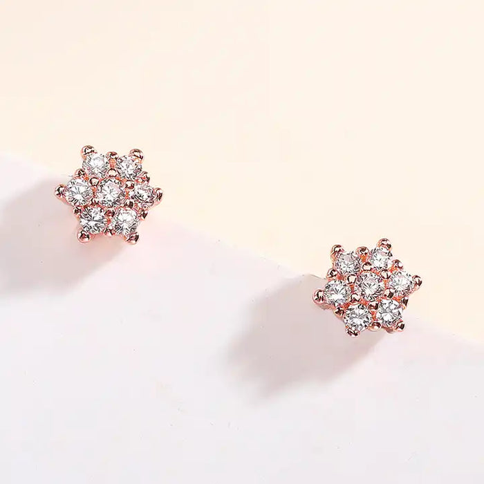 Sterling Silver CZ Stud Earrings: Timeless Elegance and Sparkle in Cubic Zirconia Jewelry