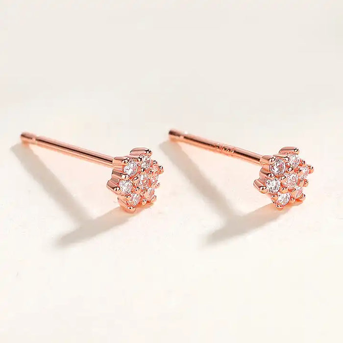 Sterling Silver CZ Stud Earrings: Timeless Elegance and Sparkle in Cubic Zirconia Jewelry