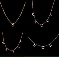 Minimalist Initial Name Necklace-Custom Name Necklace-Sairahaz Jewelers