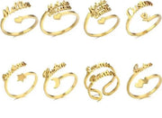 Custom Two Name Ring-Rings-Sairahaz Jewelers