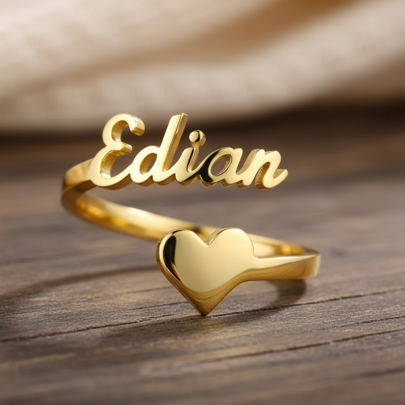 Custom Multi Name Ring