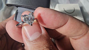 2 Carat Heart Shape Moissanite Ring-Rings-Sairahaz Jewelers