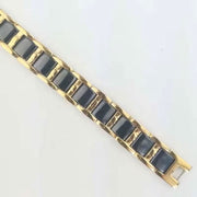 Two Tone Wave Magnatic Tungsten Bracelet-Bracelet-Sairahaz Jewelers