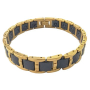 Two Tone Wave Magnatic Tungsten Bracelet-Bracelet-Sairahaz Jewelers