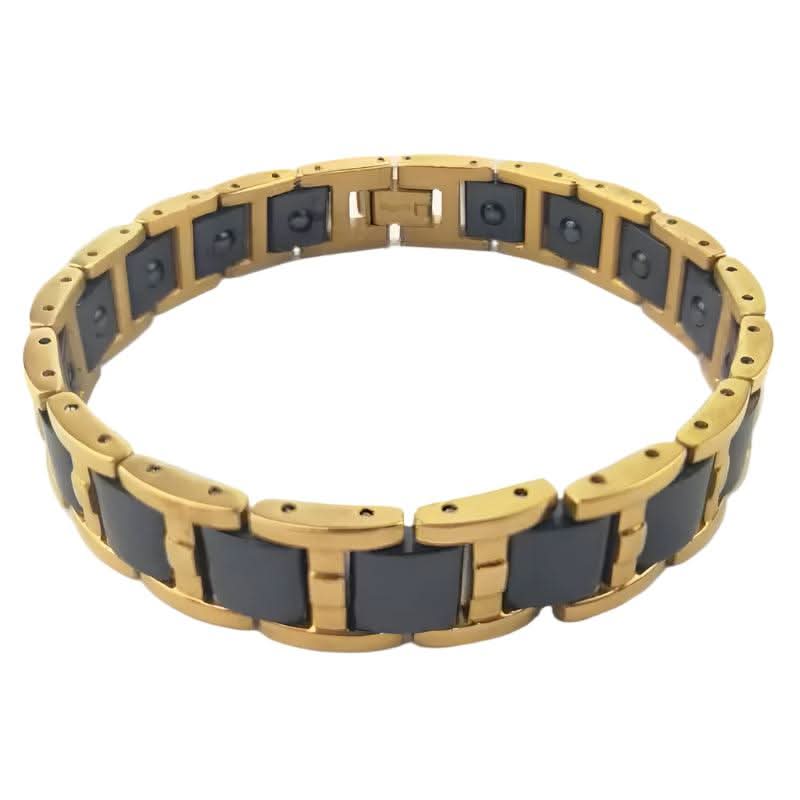Two Tone Wave Magnatic Tungsten Bracelet-Bracelet-Sairahaz Jewelers