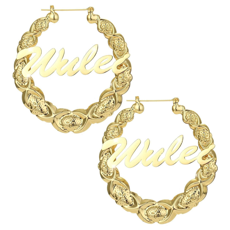 Custom Name Earrings XOXO