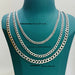 Cuban Curb Link Chain Necklace-chain-Sairahaz Jewelers