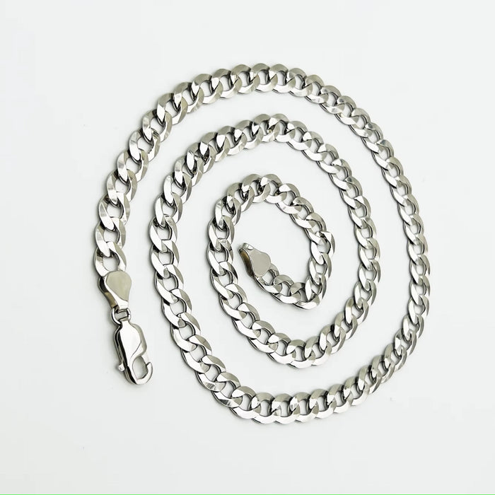 Cuban Curb Link Chain Necklace-chain-Sairahaz Jewelers