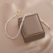 Freshwater Pearl Double Necklace Choker for Timeless Beauty - Gift for her - Gift for wedding
