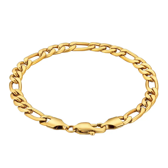 Figaro Chain Bracelet - Classic Style for Men and Women