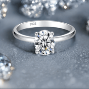 2 Carat Oval Engagement Wedding Ring-Rings-Sairahaz Jewelers