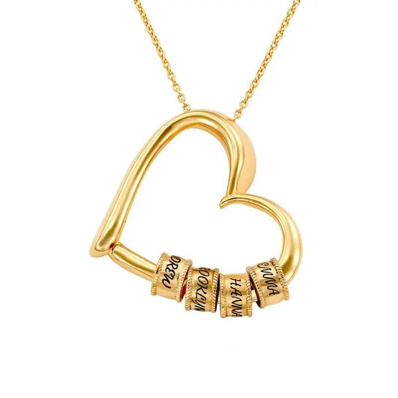 Custom Delina Name Necklace in 18K Gold Vermeil-Custom Necklace-Sairahaz Jewelers