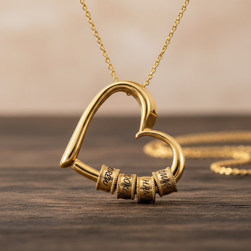 Custom Delina Name Necklace in 18K Gold Vermeil