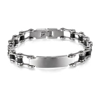 Bike Chain Personalized Name ID Bracelet