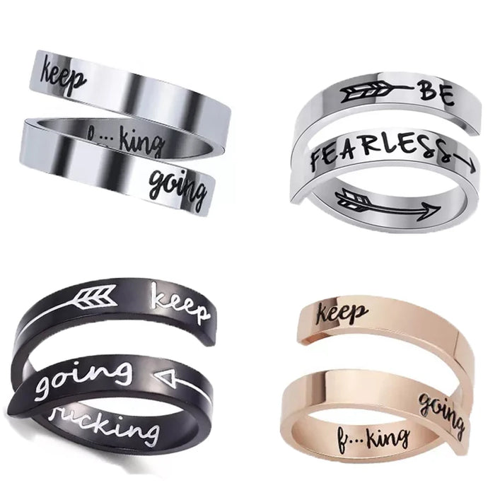 Warp Graduation Gift Name Ring